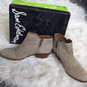 Sam Edelman Grey Suede Boots